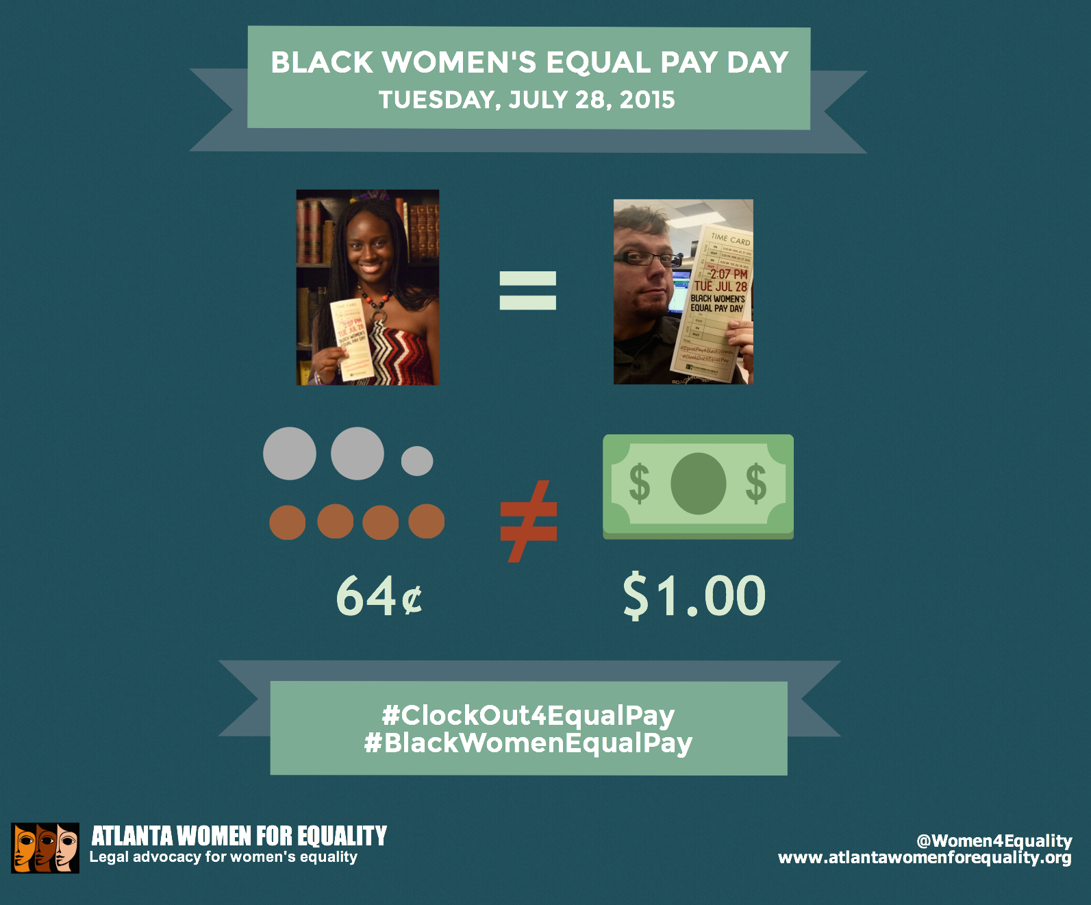 Black Women’s Equal Pay Day Infographics